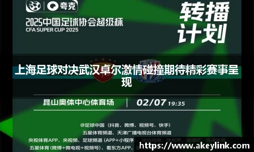 上海足球对决武汉卓尔激情碰撞期待精彩赛事呈现