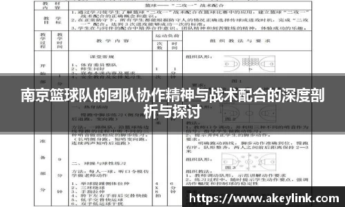 南京篮球队的团队协作精神与战术配合的深度剖析与探讨